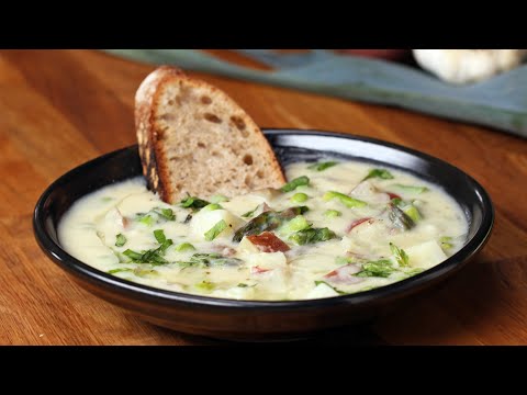 Spring Vegetable Chowder Made Vegan And Delicious ? Tasty