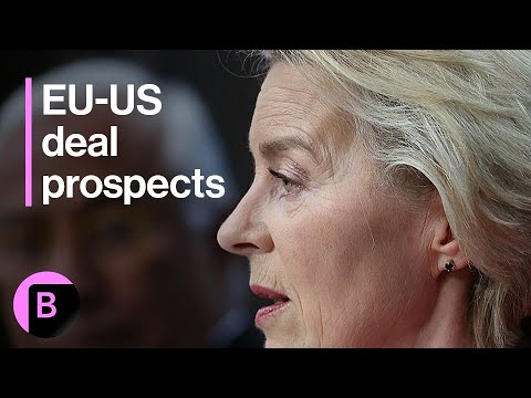 YouTube video thumbnail: US-EU Trade Talks: Von Der Leyen Says EU Ready If Negotiations Break Down