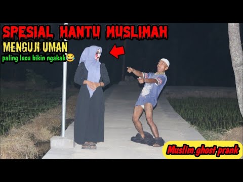 Hantu Muslimah Menguji Iman || Prank Paling laknat Bikin Ngakak 🤣🤣