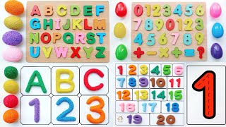[23분] Alphabet and numbers 놀이 모음 | ABC | alphabet a to z | One two three | 1 to 10 counting
