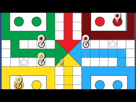 Classic Ludo Me vs Computer 2 player Game fo dice Android Gameplay