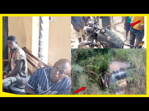 OMG - FORD TRUCK OVERTURNS AT GOMOA ONYAADZE, 15 INJUR£D AND 2 ARRESTED FOR ILLEG@L GRAVE DIGGING