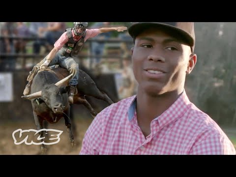 YouTube video thumbnail: Being a Black Texan Bull Rider in a Majority White Sport