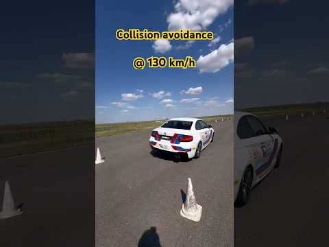 Emergency braking and avoidance at 130 km/h - BMW 2 Series Coupe