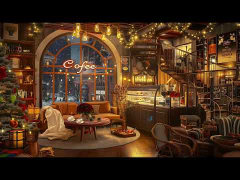 Soothing Jazz Music at Cozy Coffee Shop Ambience☕Calm Jazz Instrumental Music to Study, Work, Unwind