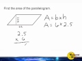 Area and Properties of Parallelograms