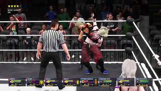 【STARDOM】ドンナデルモンドvs大江戸隊【e-sports 愛川興行プロレス】ジュリア、舞華、朱里、ヒメカ、刀羅、鹿島、小波、プレスト