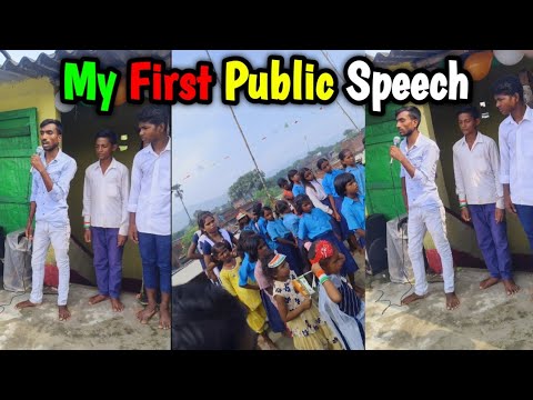 Happy Independence Day 2024 ‼️My First Public Speech In Hindi || 15 August Speech In Hindi..