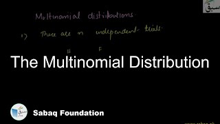 The Multinomial Distribution