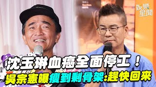 沈玉琳血癌全面停工！吳宗憲曝狀況「瘦到剩骨架」喊話：趕快回來｜三立娛樂星聞