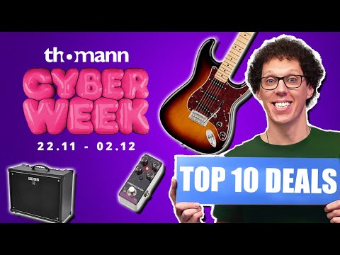 The BEST 10 Cyberweek Guitar Deals at Thomann