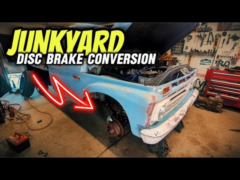 JUNKYARD Disc Brake Conversion On Our '66 F250 was EASY-ish