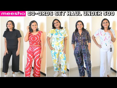 Meesho Co-Ords Haul - Casual & Ethnic | All Under 500 Rs | Try on Haul