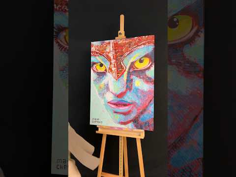 Painting AVATAR in Pop Art