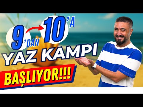 9 DAN 10 A YAZ KAMPI BAŞLIYOR! Güncel Müfredat | RM Yaz Rehberi | Rehber Matematik