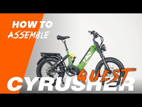 2024 New Mid-Drive Step-Thru Quest Assembly Guide | Cyrusher Bikes