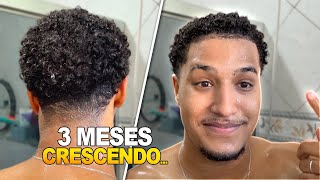 Eu deixei meu cabelo crescer por 3 meses e você não vai acreditar no resultado!