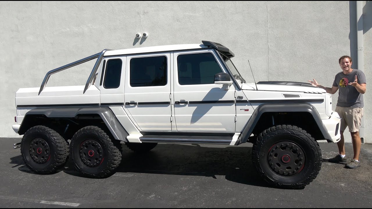 The Mercedes G63 AMG 6x6 Is the Ultimate 1. 5 Million Pickup Truck