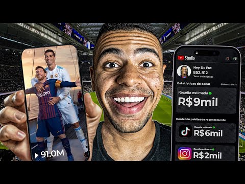 Como CRIAR VÍDEOS VIRAIS de FUTEBOL COM IA PARA MONETIZAR no TIKTOK (Dinheiro Online)