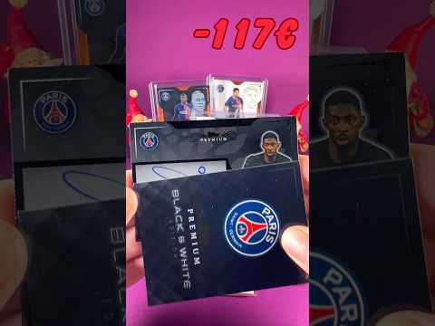 Saiu isto na nova caixa de cartas de futebol do Paris Saint Germain ⚽️😱 #shorts #cartasfutebol