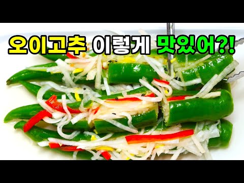 오이고추물김치가 이렇게 맛있다니 정말 놀랍네요