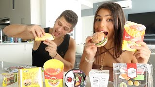 TRYING DIFFERENT GUMMY FOODS!