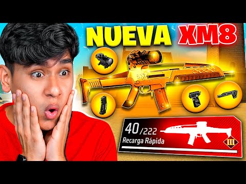 LA NUEVA "XM8" ME DEJO SORPRENDIDO😨"MIRA X4" NUEVA ACTUALIZACION EN FREE FIRE