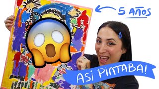 REACCIONANDO a mis DIBUJOS DE LA INFANCIA! 😱
