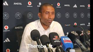 Orlando Pirates coach Abdeslam Ouaddou after their 5-0 victory against Arrows #BetwayPrem 