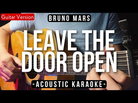 Leave The Door Open [Karaoke Acoustic] – Bruno Mars [Slow Version | HQ Audio]