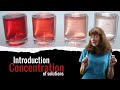 Understanding Solutions and Concentration