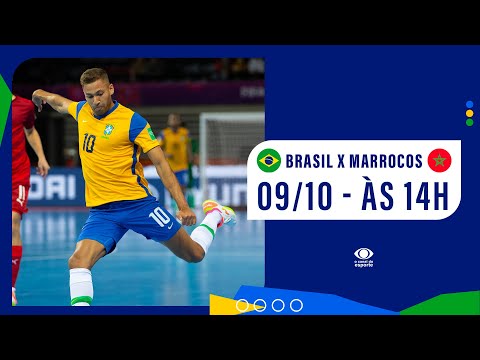 AO VIVO - BRASIL X MARROCOS - AMISTOSO BR FUTSAL TOUR