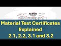 Material Certificates and Compliance Standards