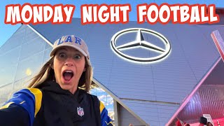BEST NFL Stadium?! Mercedes-Benz Stadium Atlanta Georgia for Rams vs. Falcons