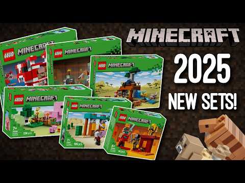 LEGO Minecraft 2025 Sets Revealed!