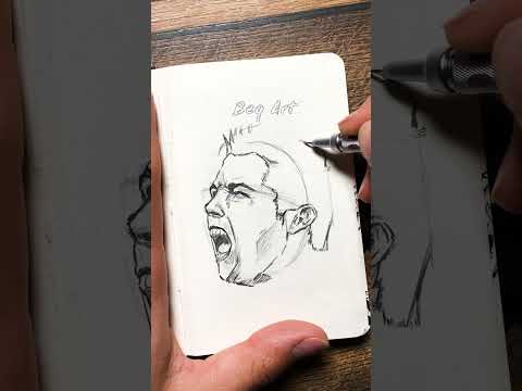 [ASMR] Drawing CRISTIANO RONALDO 🇵🇹✨ - Footballer's Sketchbook No. 7 #asmr #satisfying #shorts