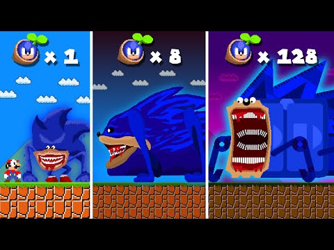 Super Mario Bros., but Sonic Can Become Emoji SHIN SONIC TAPES