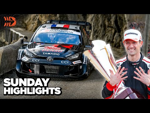 Ogier Makes HISTORY 🔟 WRC Rally Monte Carlo 2025 Sunday Highlights