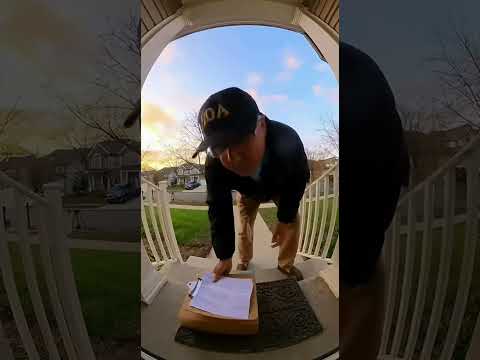 Angry HOA Manager Leaves Citation For Leaving Packages Outside! #funny #doorbell