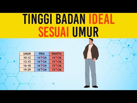 TINGGI BADAN IDEAL SESUAI UMUR | CARA TERMUDAH MENAMBAH TINGGI BADAN REMAJA DEWASA