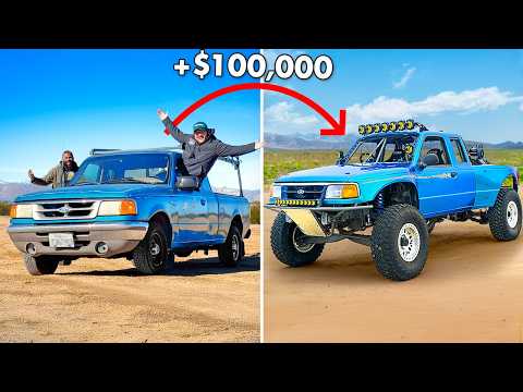 Turning a $500 Ranger into a $100,000 Race Truck (Full Build)