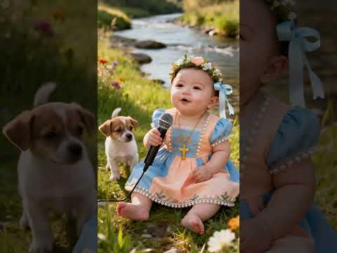 ADORABLE BABY SINGS " I LOVE YOU FOREVER LORD"