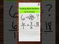 Dividing Whole Numbers by Fractions