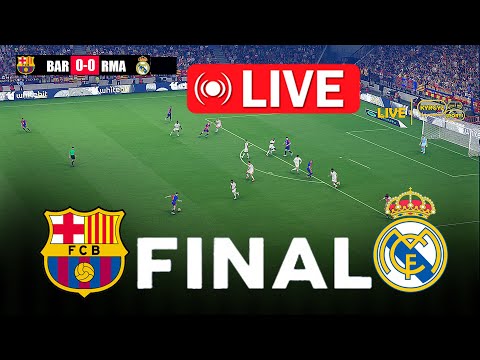 🔴مباشر: برشلونة ضد ريال مدريد | الكلاسيكو | طريقة اللعب في eFootball PES 21 على الكمبيوتر