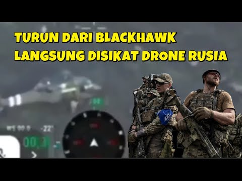 PASUKAN ELITE UKRAINA DIHANCURKAN RUSIA  DALAM SEKEJAP SETELAH TURUN DARI BLACK HAWK