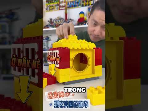 Cố gắng lắp ráp lại, và nó sẽ là một chiếc xe cứu hỏa #xuhuong #funny #viralvideo