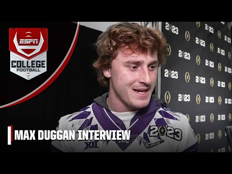 TCU being the underdog 'excites' Max Duggan | ESPN College Football