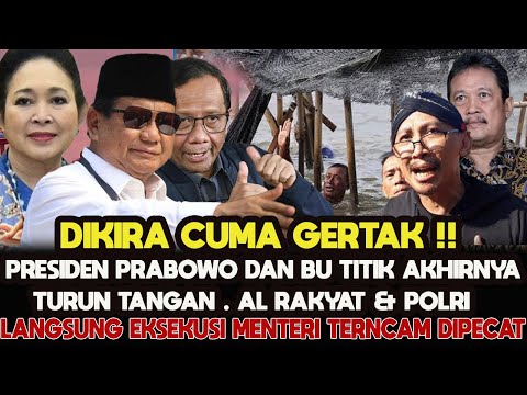 VIRAL ! DIKIRA TIDAK BERANI . SEKALI PERINTAH DARI PRABOWO LANGSUNG EKSEKUSI DENGAN MASYARAKAT