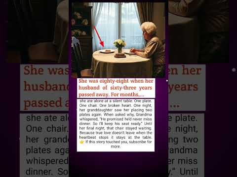 She Saved His Seat Forever 💔 | True Love Story | #shorts