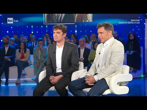 Adriano Giannini e Riccardo Scamarcio - Domenica In 28/04/2024